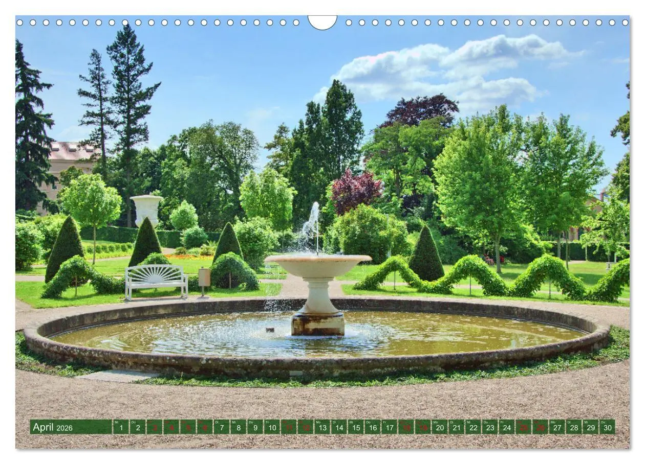 Bild: 9783457602317 | Schlossgarten Neustrelitz (Wandkalender 2026 DIN A3 quer), CALVENDO...