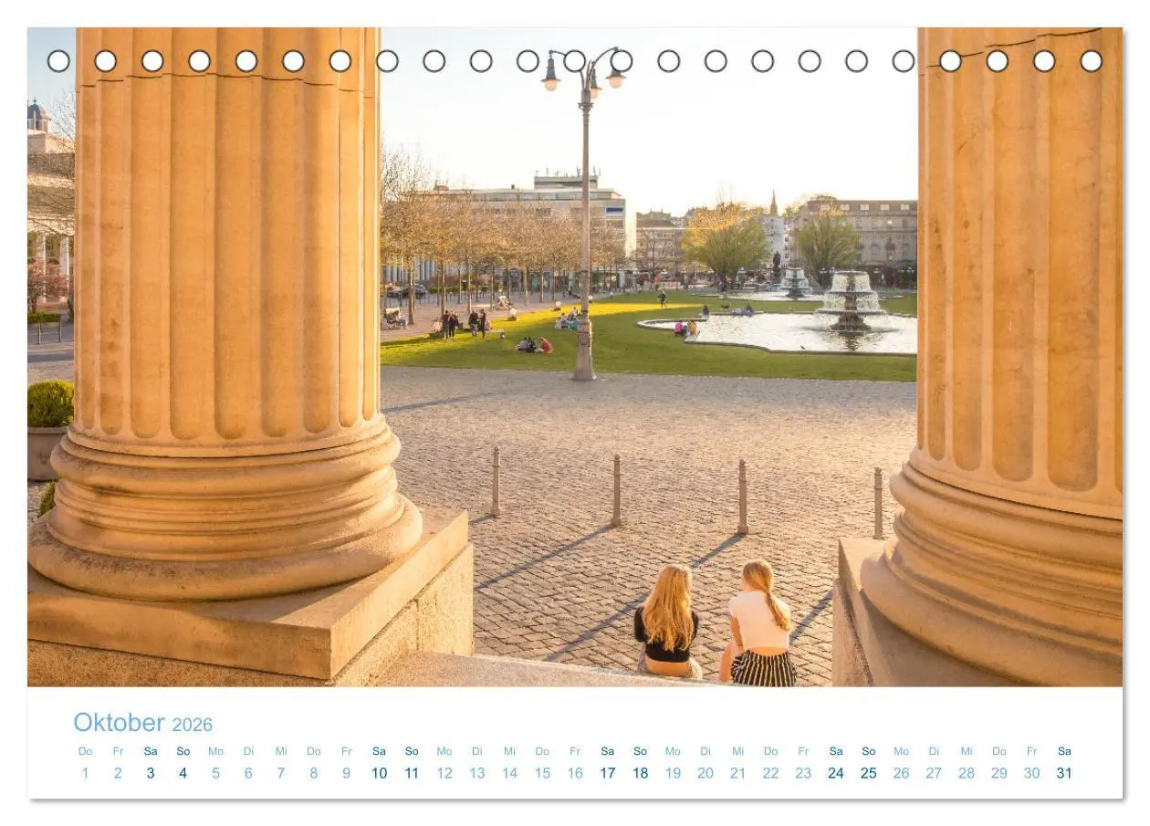 Bild: 9783457912317 | Daheim in Wiesbaden (Tischkalender 2026 DIN A5 quer), CALVENDO...