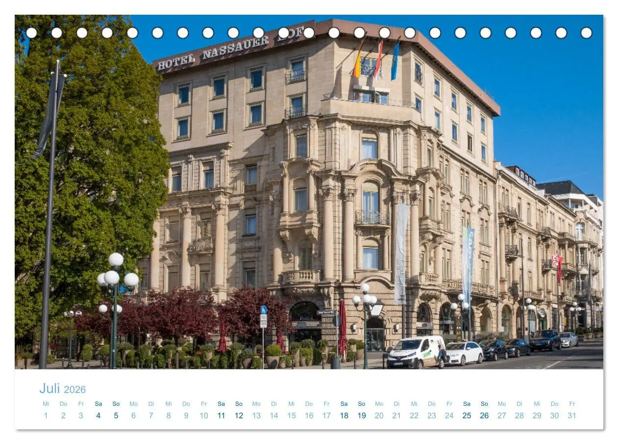 Bild: 9783457912317 | Daheim in Wiesbaden (Tischkalender 2026 DIN A5 quer), CALVENDO...