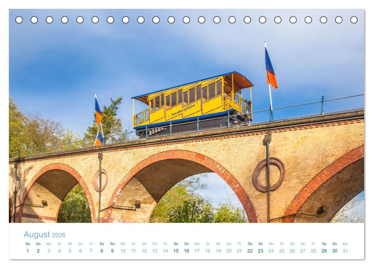 Bild: 9783457912317 | Daheim in Wiesbaden (Tischkalender 2026 DIN A5 quer), CALVENDO...