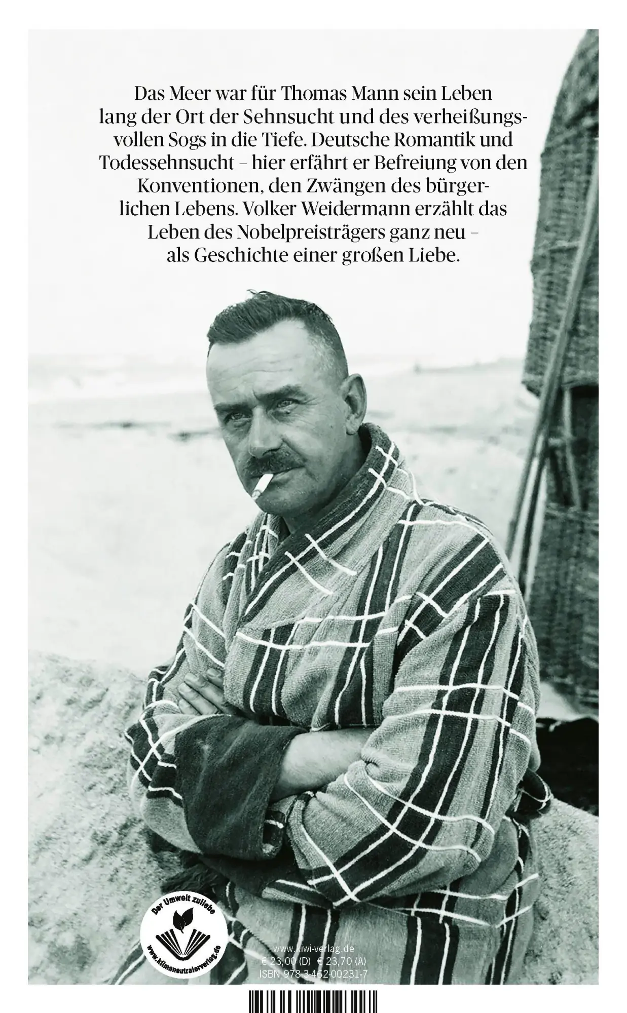 Rückseite: 9783462002317 | Mann vom Meer | Thomas Mann und die Liebe seines Lebens | Weidermann