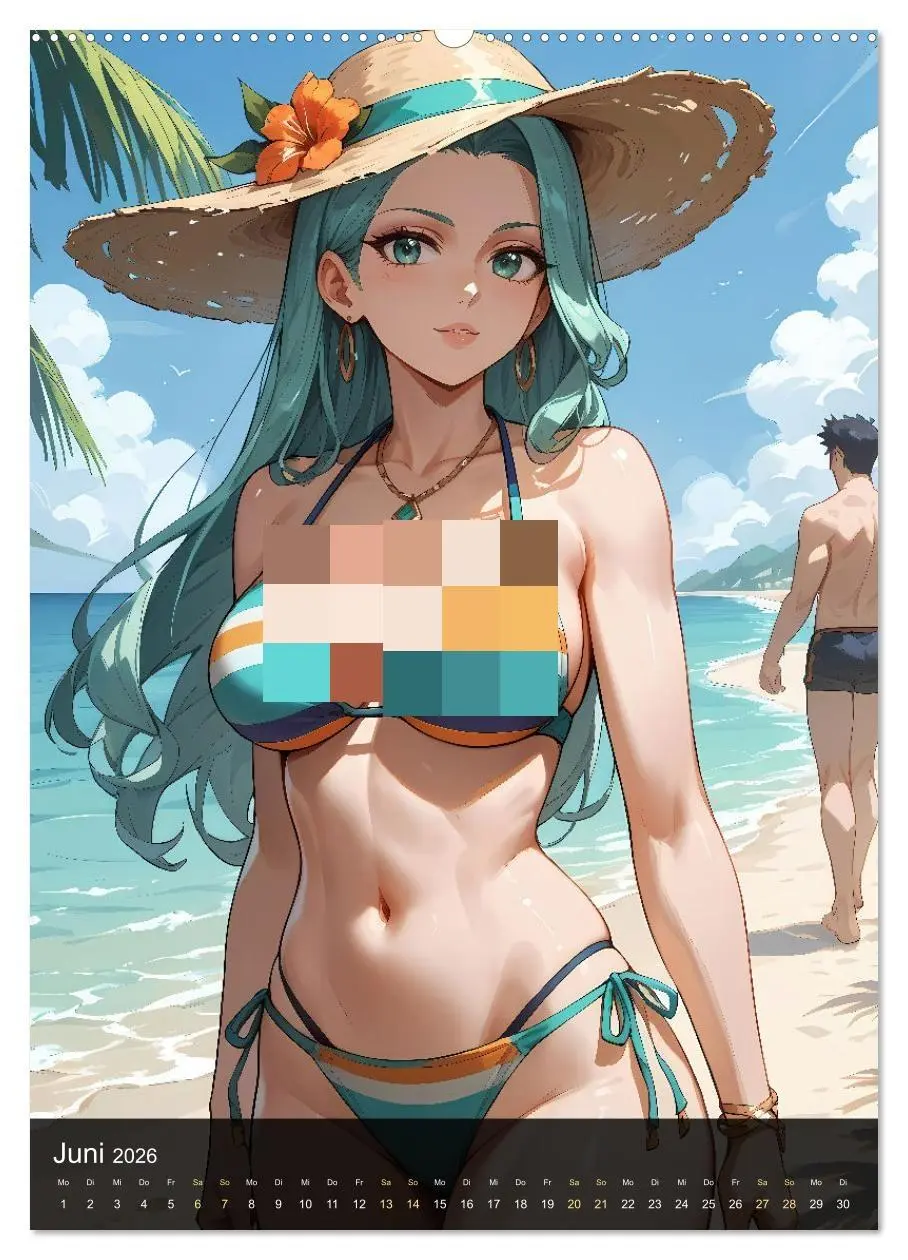 Bild: 9783516242317 | Manga Beauties - 12 Schönheiten im Manga-Stil (hochwertiger Premium...