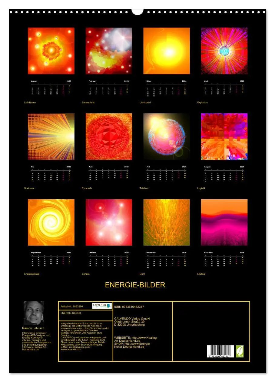 Bild: 9783516482317 | ENERGIE-BILDER (Wandkalender 2026 DIN A2 hoch), CALVENDO...