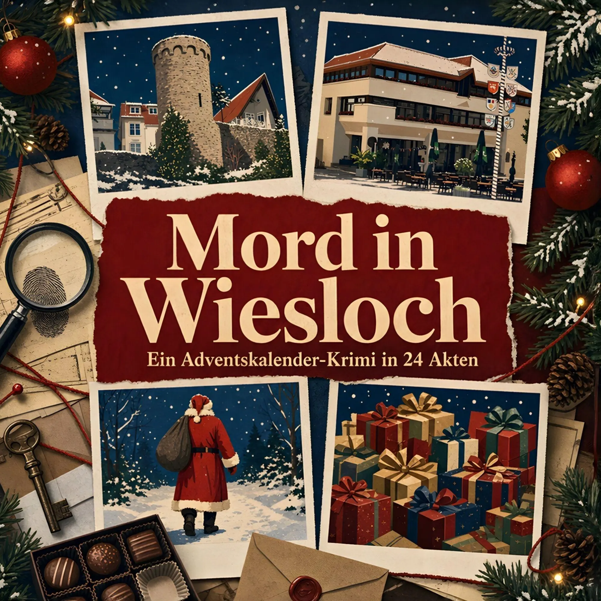Cover: 9783696122317 | Mord in Wiesloch | Ein Adventskalender-Krimi in 24 Akten | Schäfer