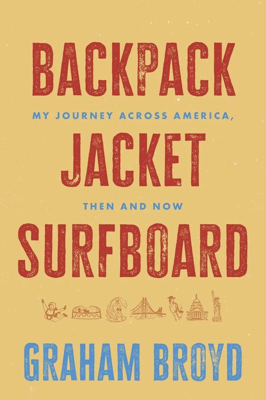 Cover: 9798891882317 | Backpack, Jacket, Surfboard | My Journey Across America, Then and Now