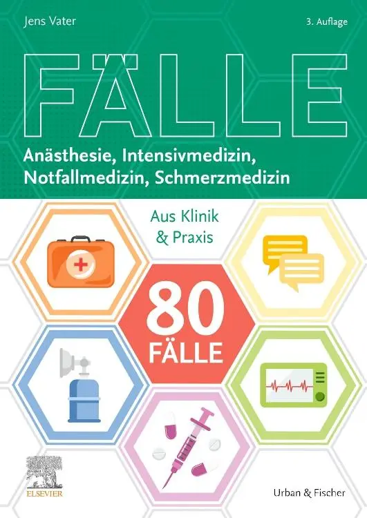 Cover: 9783437412417 | 80 Fälle Anästhesie, Intensivmedizin, Notfallmedizin, Schmerzmedizin