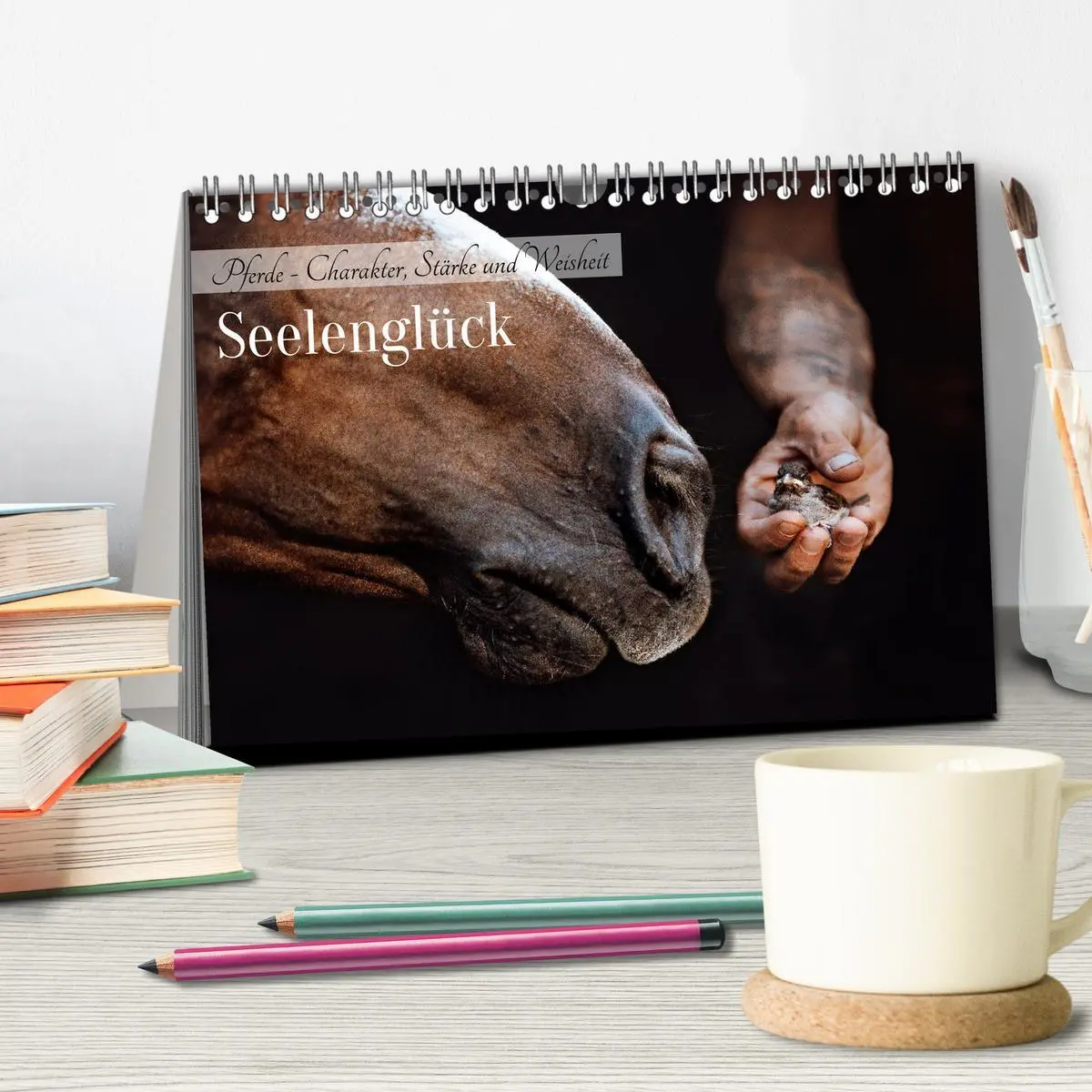 Bild: 9783457762417 | Seelenglück Kalender - Pferde - Charakter, Stärke, Weisheit...