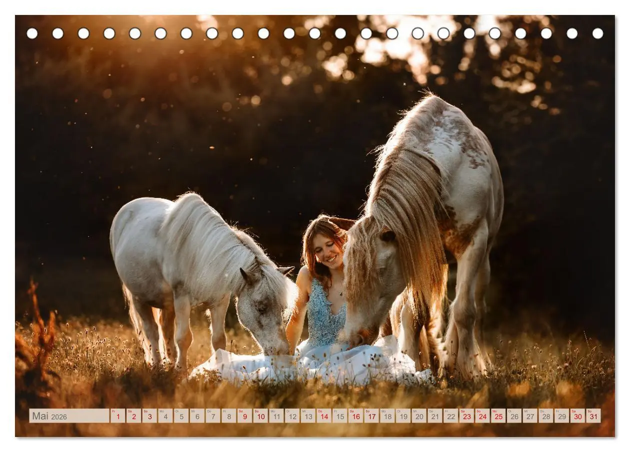 Bild: 9783457762417 | Seelenglück Kalender - Pferde - Charakter, Stärke, Weisheit...
