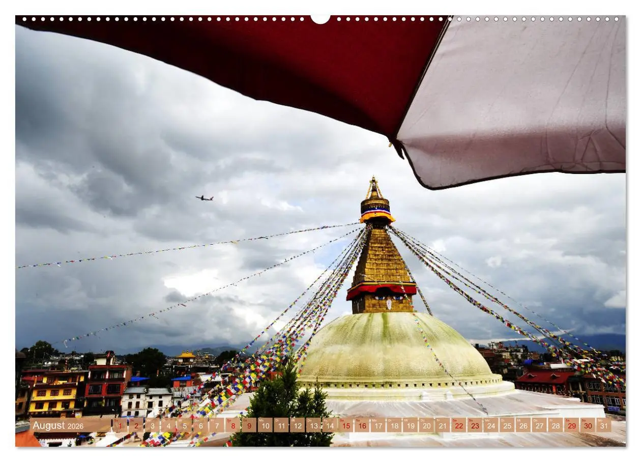 Bild: 9783457832417 | Tschörten, Architektur des Himalaya (Wandkalender 2026 DIN A2...
