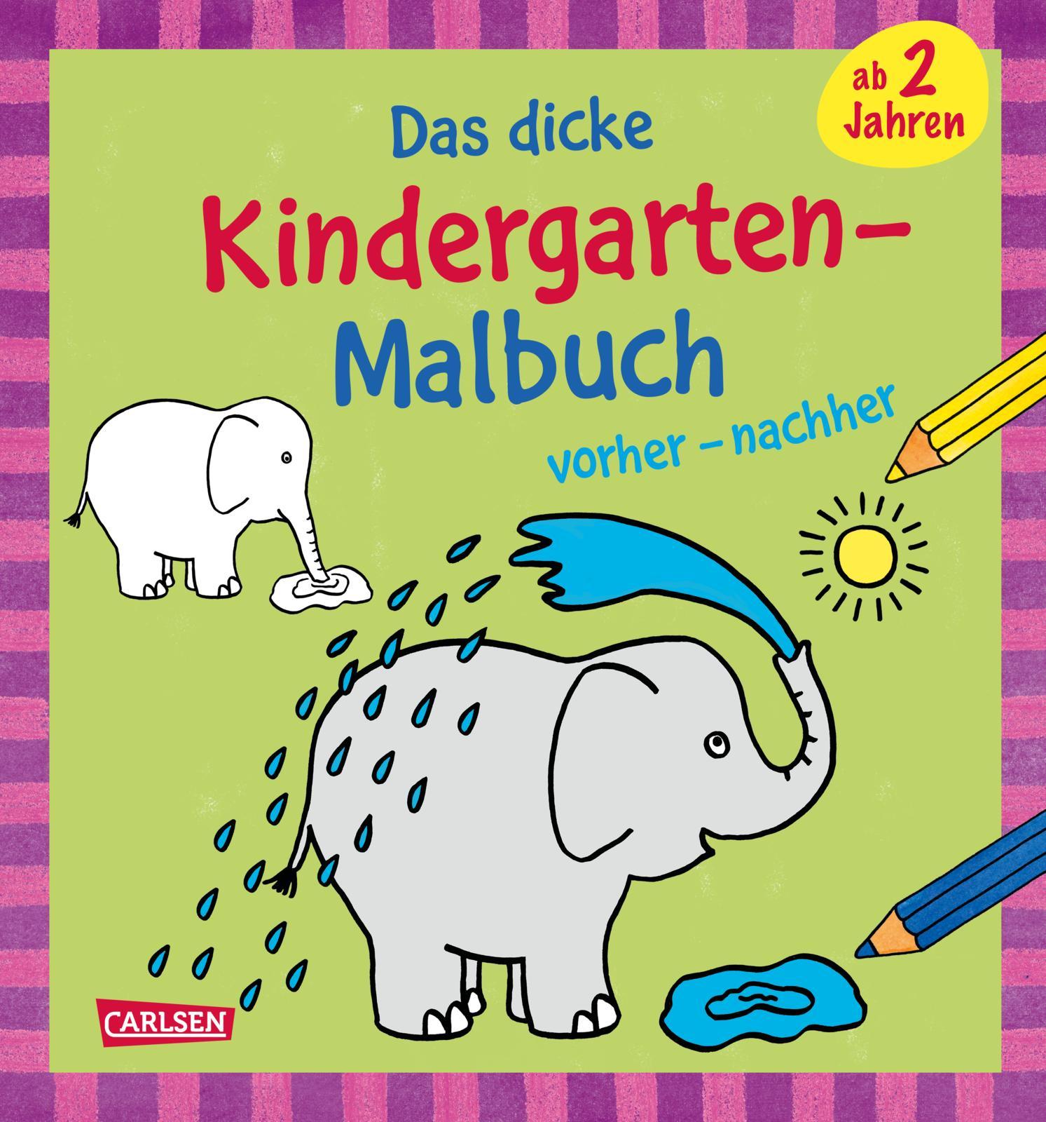 Cover: 9783551192417 | Ausmalbilder für Kita-Kinder: Das dicke Kindergarten-Malbuch:...