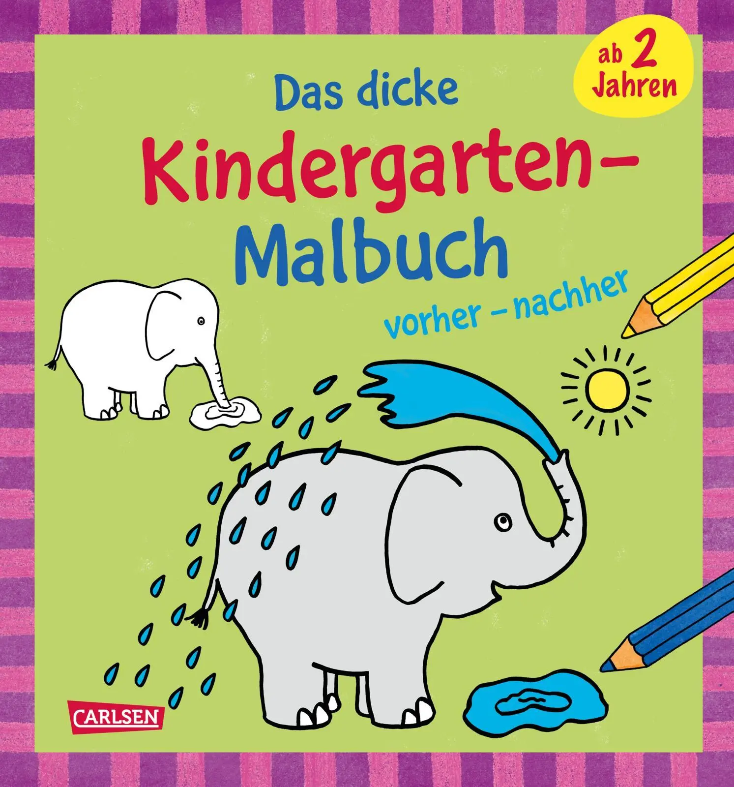 Cover: 9783551192417 | Ausmalbilder für Kita-Kinder: Das dicke Kindergarten-Malbuch:...