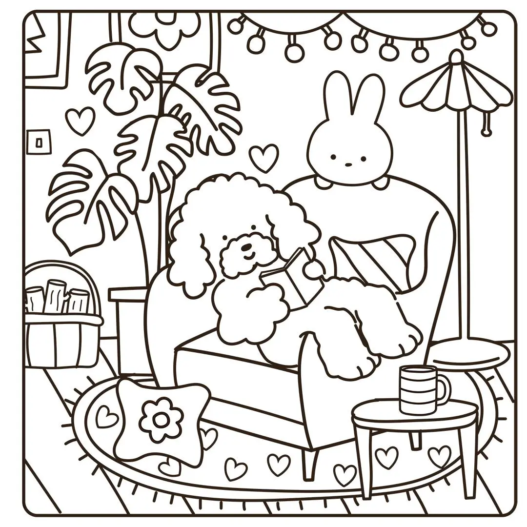 Bild: 9783735882417 | Cosy Coloring - Slow Sunday | Einfach niedlich ausmalen | Sam Jayne