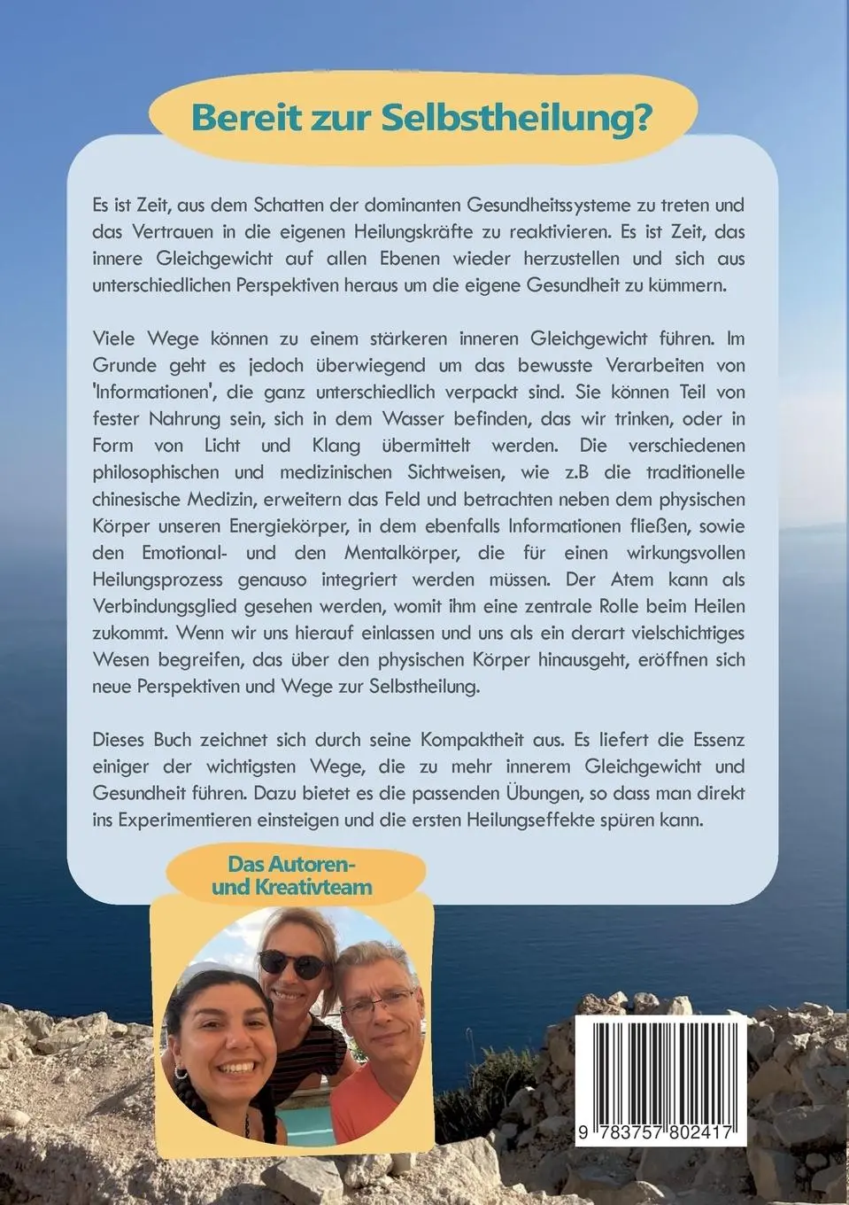 Rückseite: 9783757802417 | Wege zur Selbstheilung | Ein Meer voller Möglichkeiten | Taschenbuch