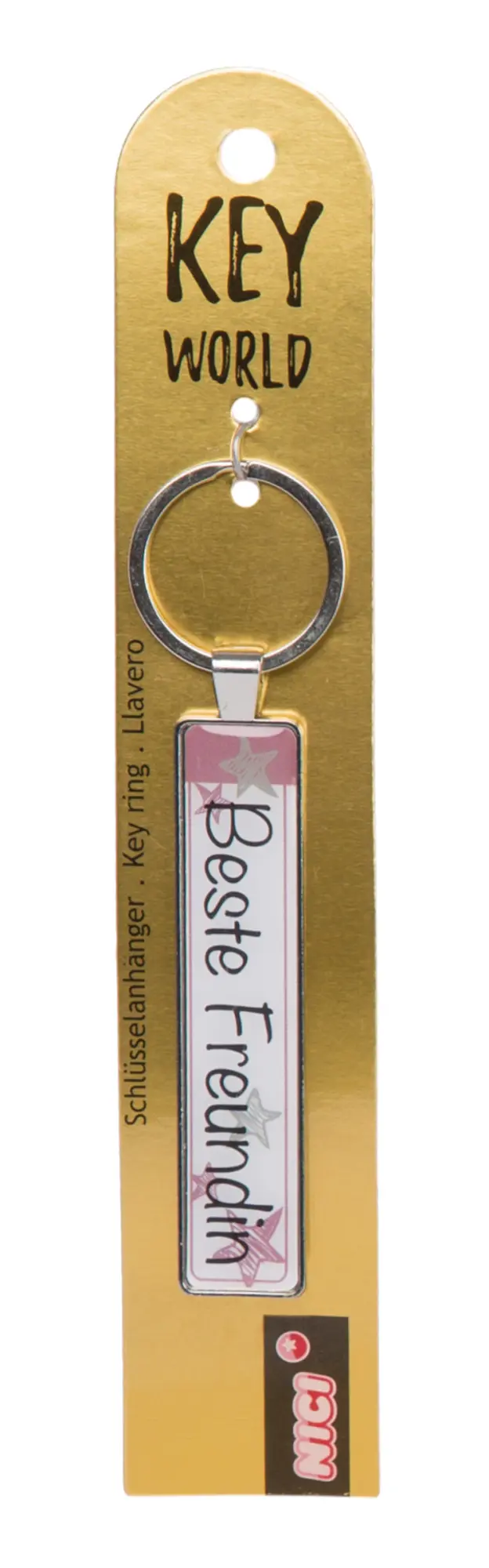 Cover: 4012390462517 | Nici 46251 Schlüsselanhänger metall Beste Freundin | Key World Concept