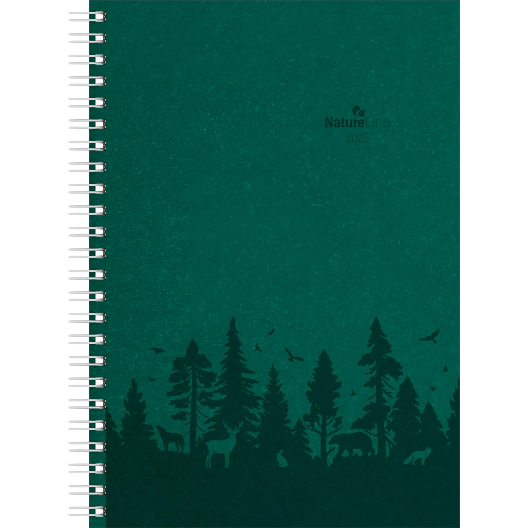 Cover: 4069095002517 | Wochenplaner Nature Line Forest 2026 - Taschen-Kalender A5 - 1...