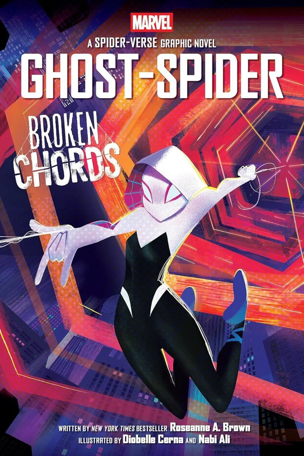 Cover: 9781546122517 | Ghost-Spider: Broken Chords (Spider-Woman graphic novel) | Brown