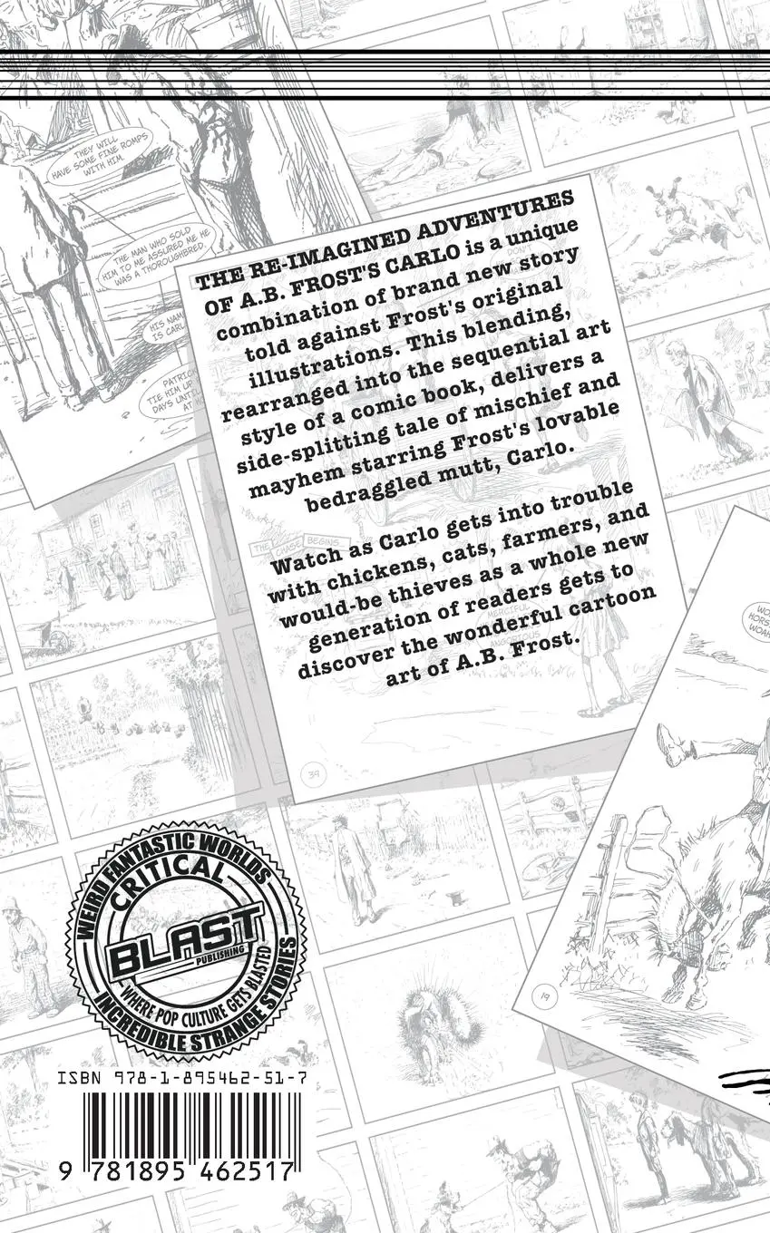 Rückseite: 9781895462517 | The Re-Imagined Adventures of A.B. Frost's Carlo | R. J. Carter | Buch