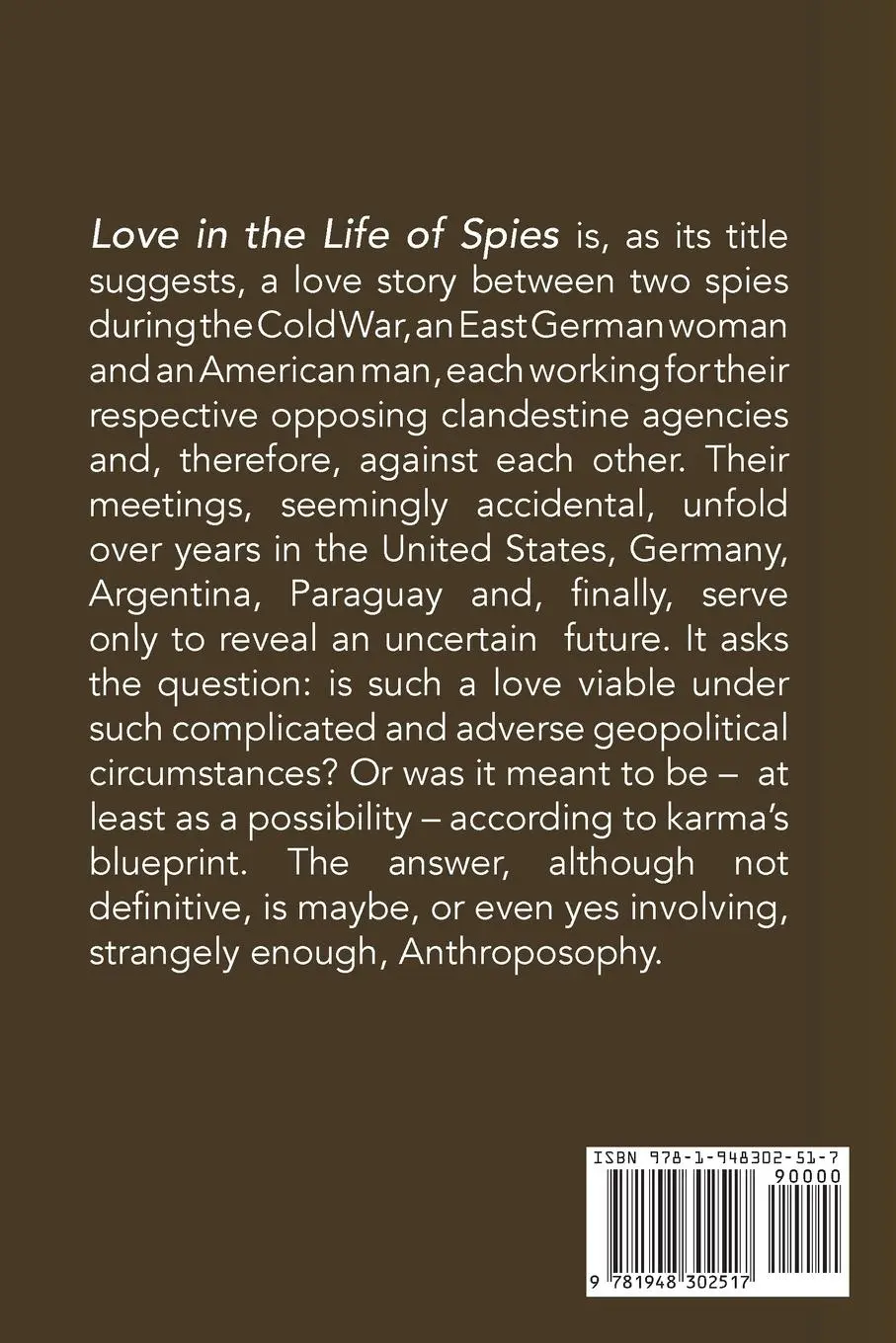 Rückseite: 9781948302517 | Love in the Life of Spies | From Berlin to Buenos Aires | Smith | Buch
