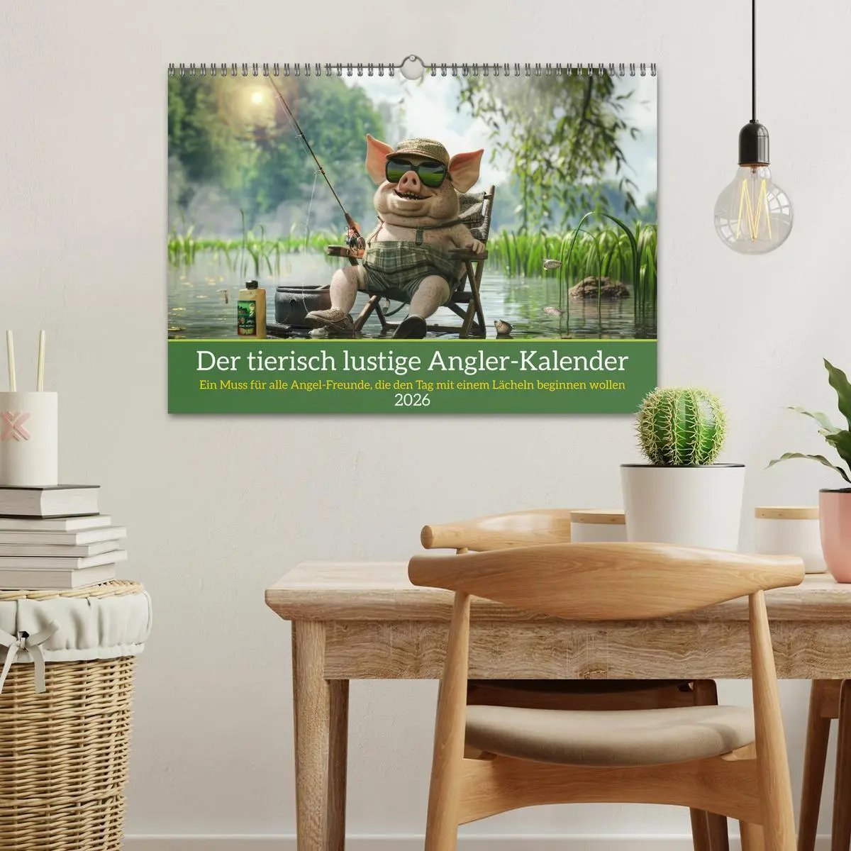 Bild: 9783457372517 | Der tierisch lustige Angler-Kalender (Wandkalender 2026 DIN A3...