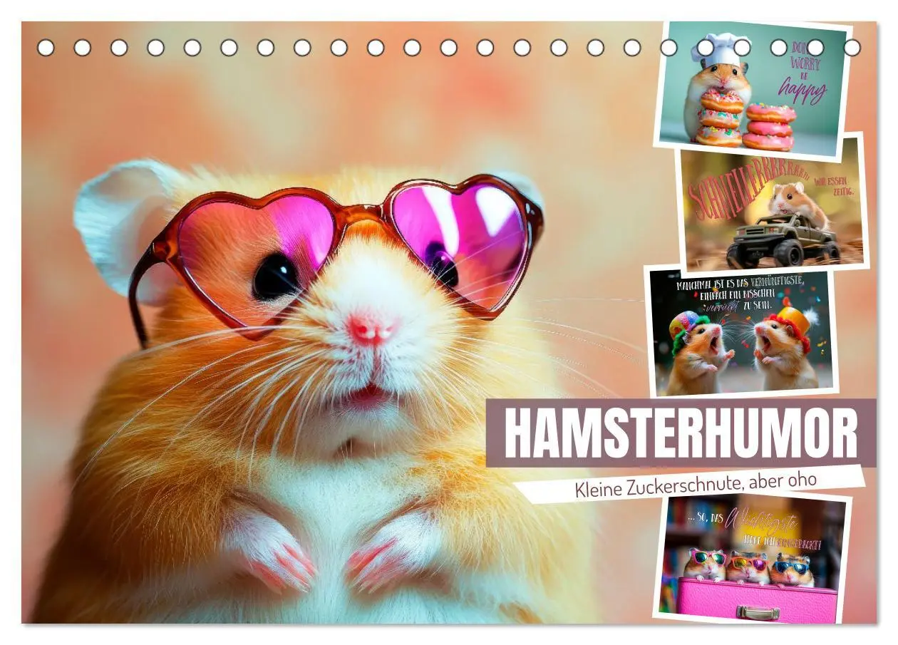 Cover: 9783457992517 | Hamsterhumor - Kleine Zuckerschnute, aber oho (Tischkalender 2026...