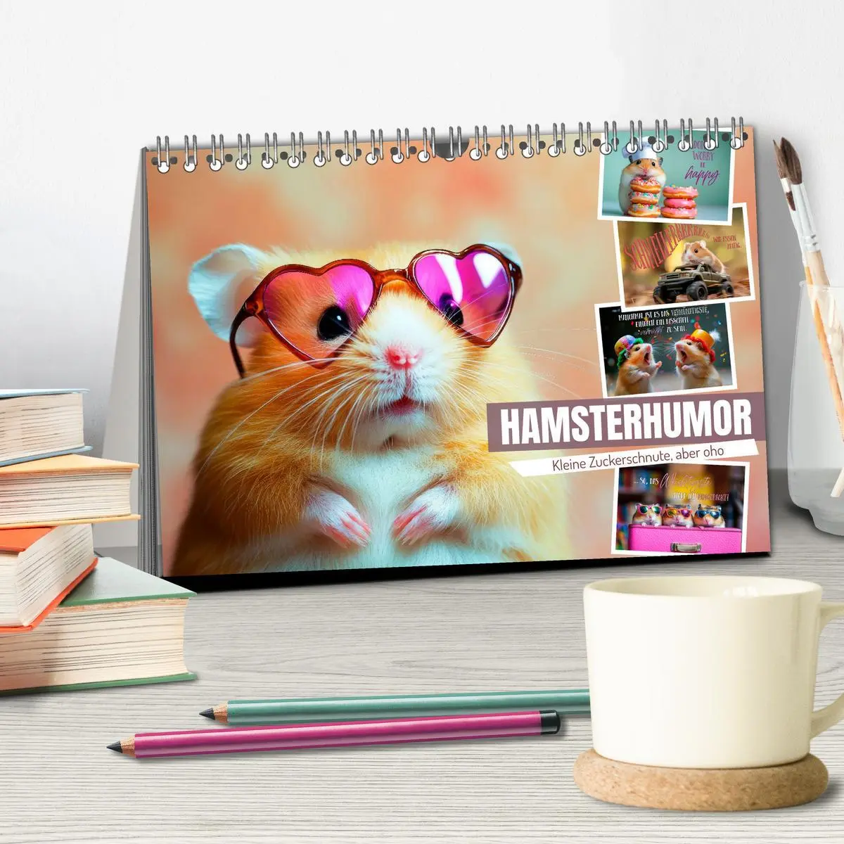 Bild: 9783457992517 | Hamsterhumor - Kleine Zuckerschnute, aber oho (Tischkalender 2026...