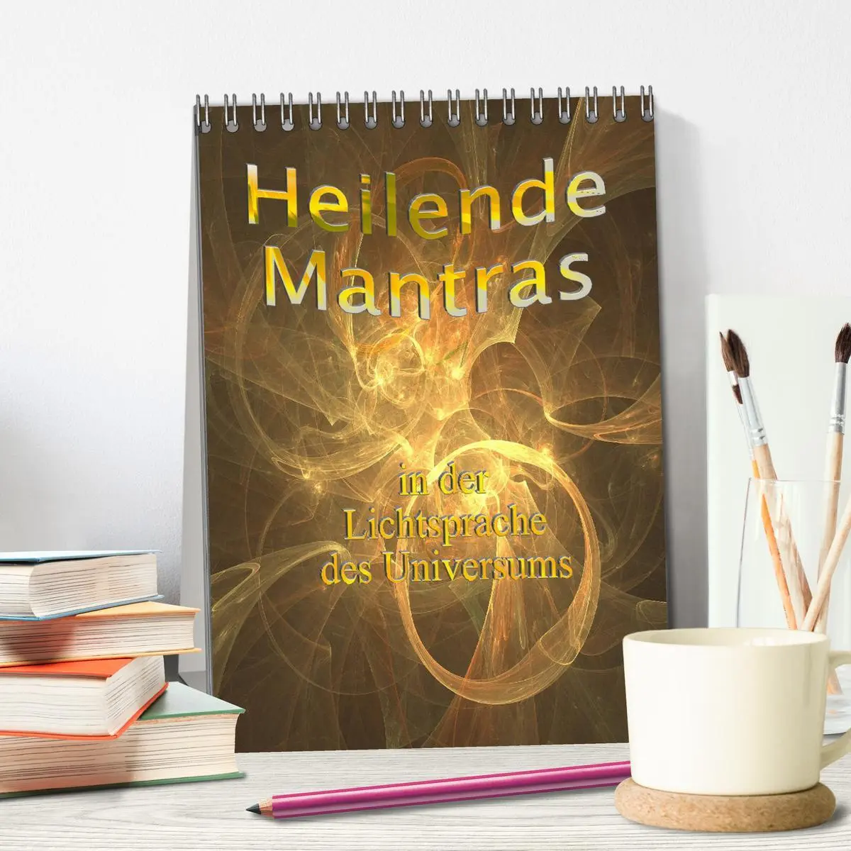 Bild: 9783516392517 | Heilende Mantras in der Lichtsprache des Universums (Tischkalender...