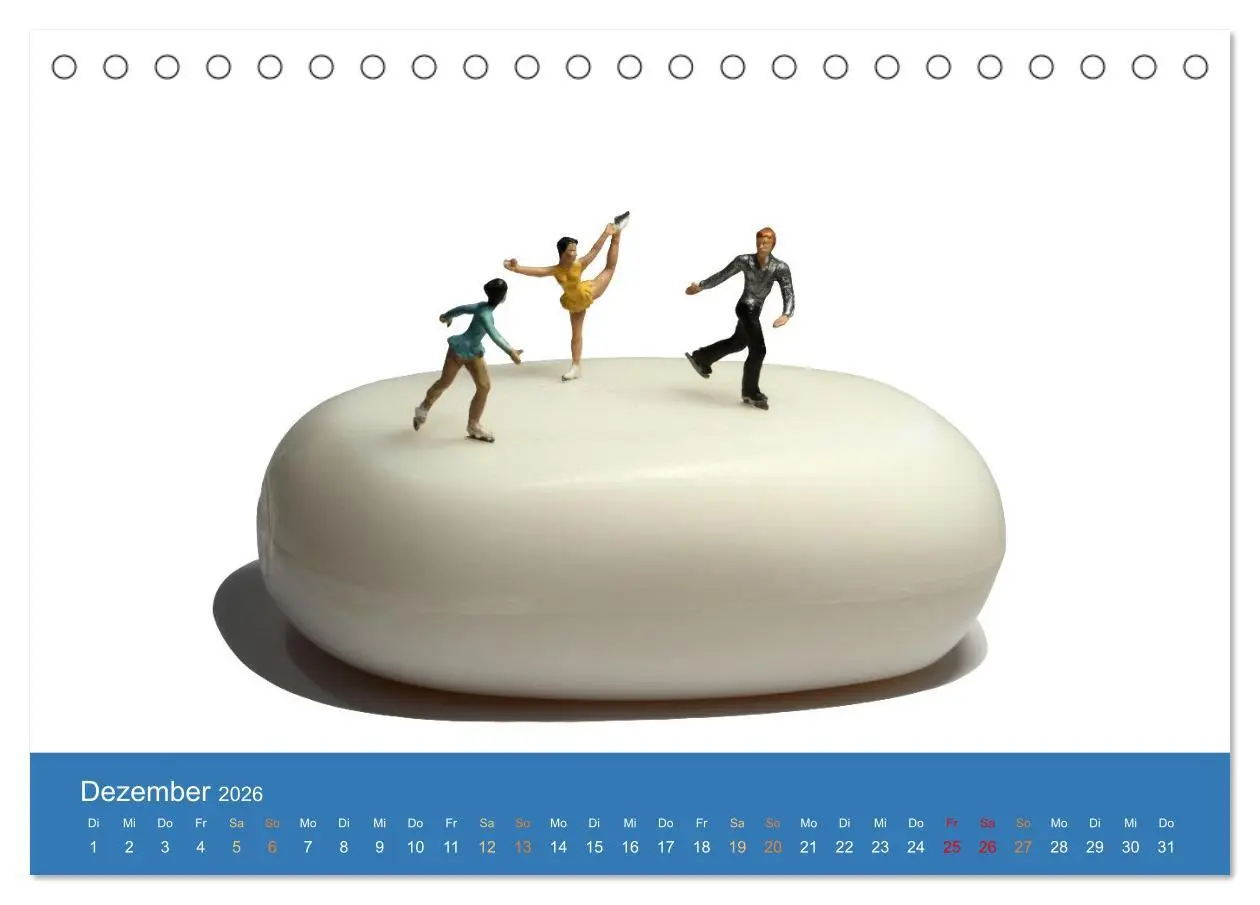 Bild: 9783516602517 | Little Art Sport Kunstkalender (Tischkalender 2026 DIN A5 quer),...