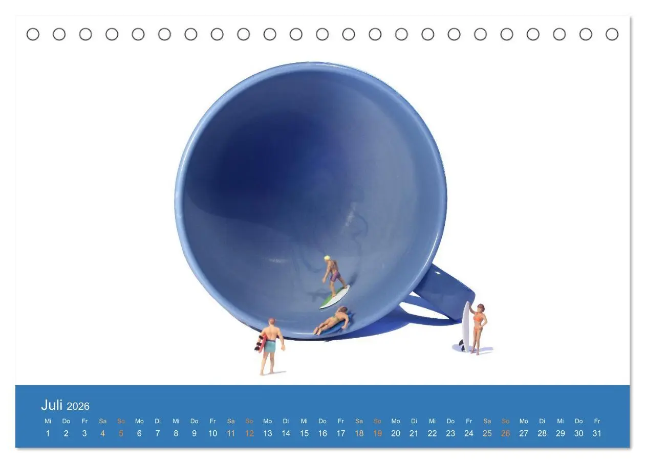 Bild: 9783516602517 | Little Art Sport Kunstkalender (Tischkalender 2026 DIN A5 quer),...