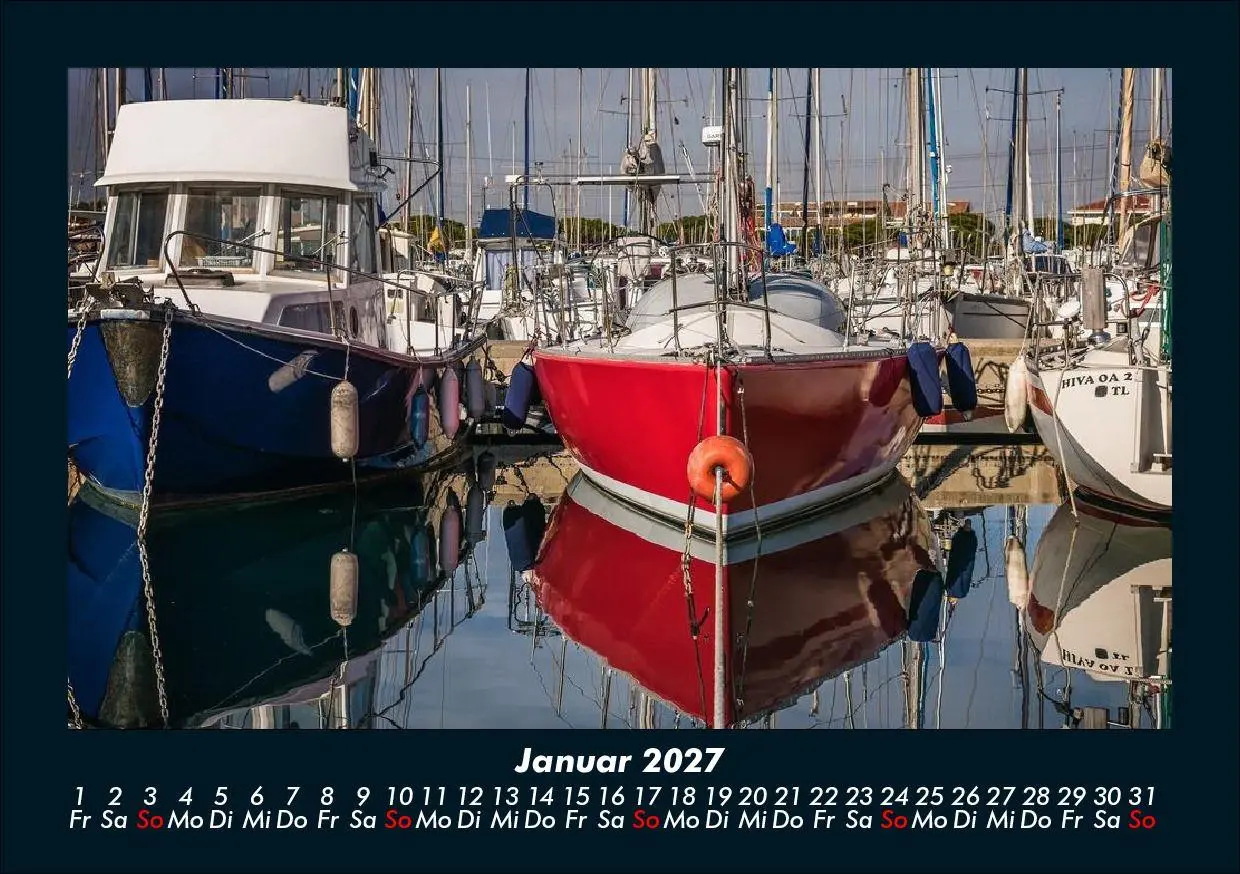 Bild: 9783695422517 | Bootskalender 2027 Fotokalender DIN A5 | Tobias Schmitt (u. a.) | 2027