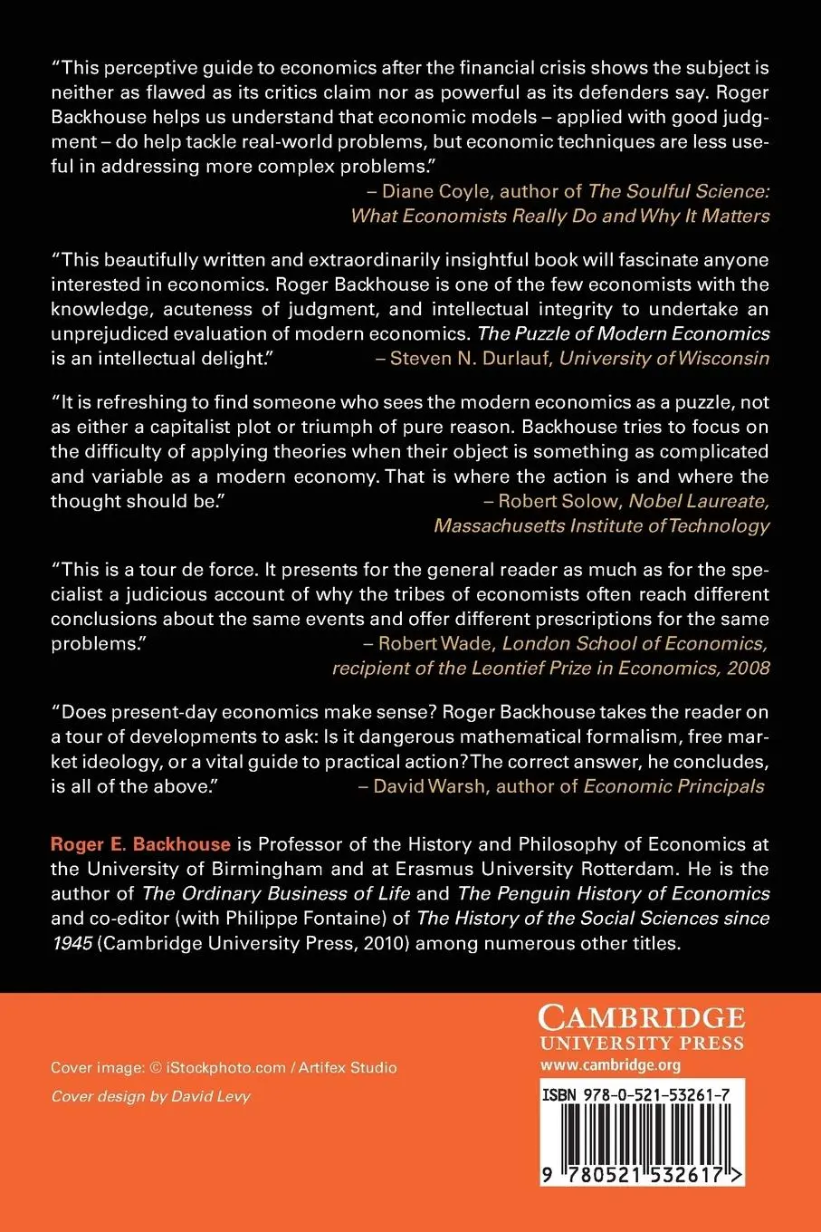 Rückseite: 9780521532617 | The Puzzle of Modern Economics | Science or Ideology? | Backhouse