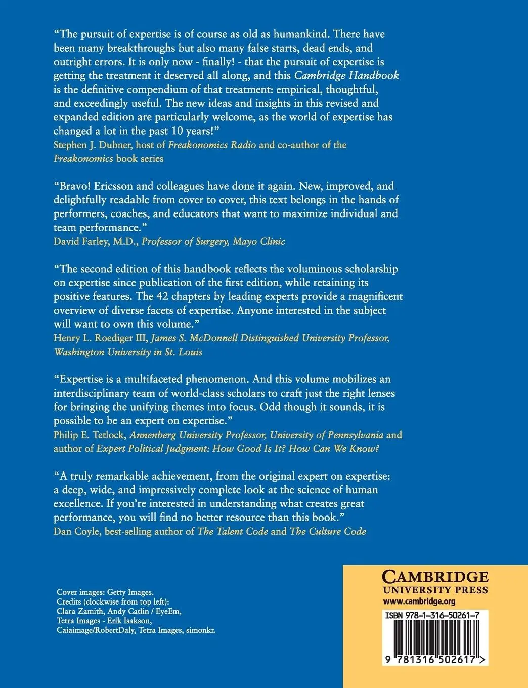 Rückseite: 9781316502617 | The Cambridge Handbook of Expertise and Expert Performance | Buch