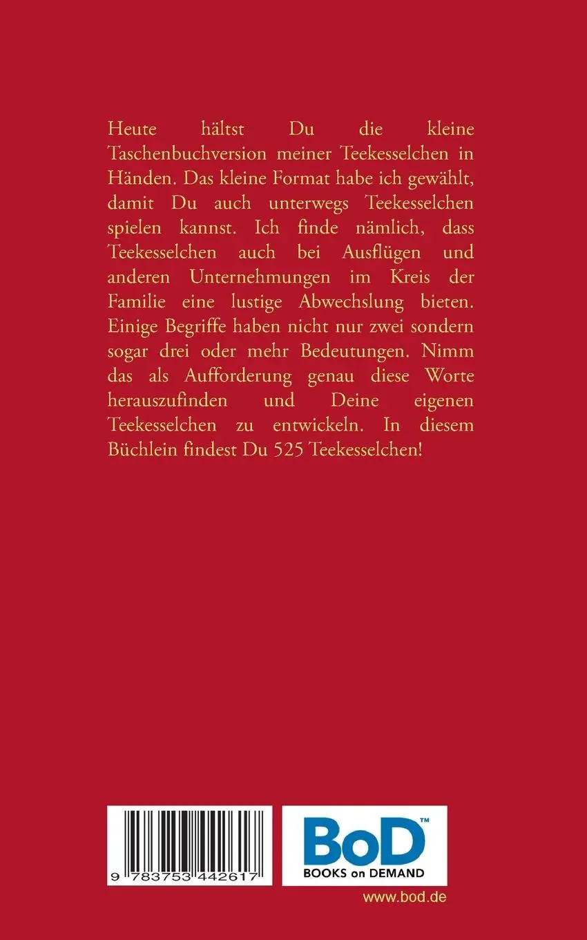 Rückseite: 9783753442617 | Teekesselchen to go | 525-mal Rätselspaß für unterwegs | Felske | Buch