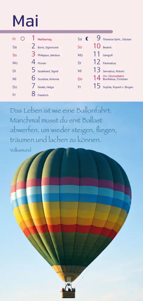 Bild: 9783957482617 | Worte und Gedanken 2026 | Kalender | Spiralbindung | 25 S. | Deutsch