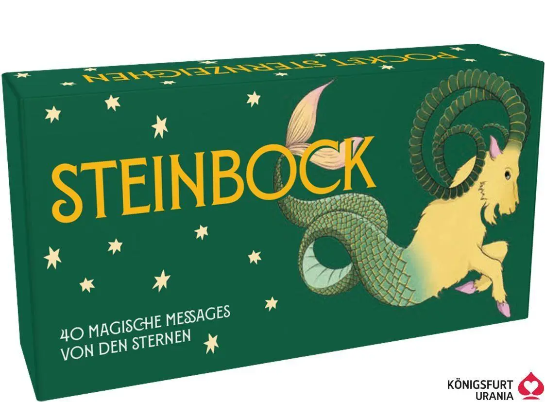 Cover: 4250375102717 | Sternzeichen Steinbock -- 40 Karten in Magnetschachtel mit...