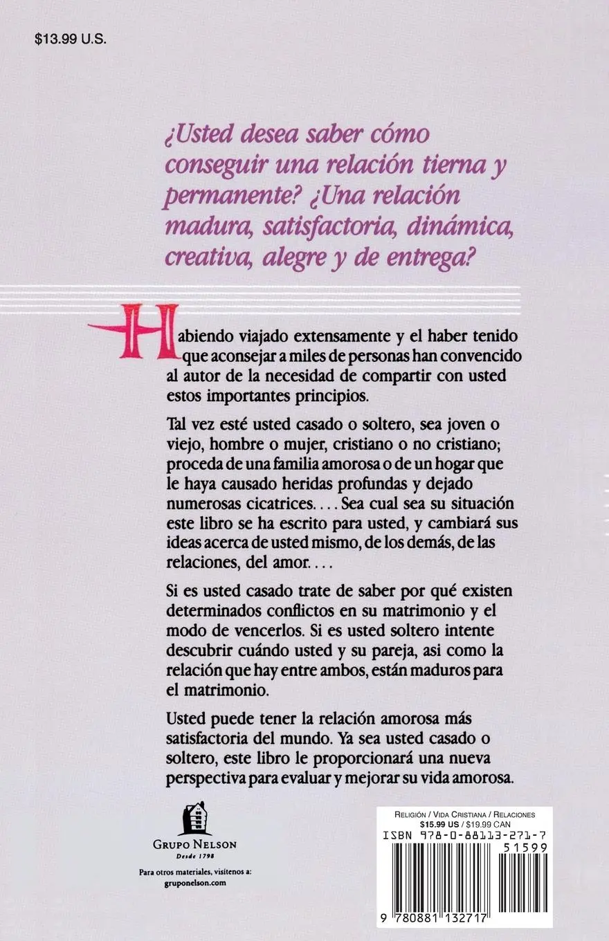 Rückseite: 9780881132717 | El Secreto de Amar Y de Ser Amado | Josh Mcdowell | Taschenbuch | 1992