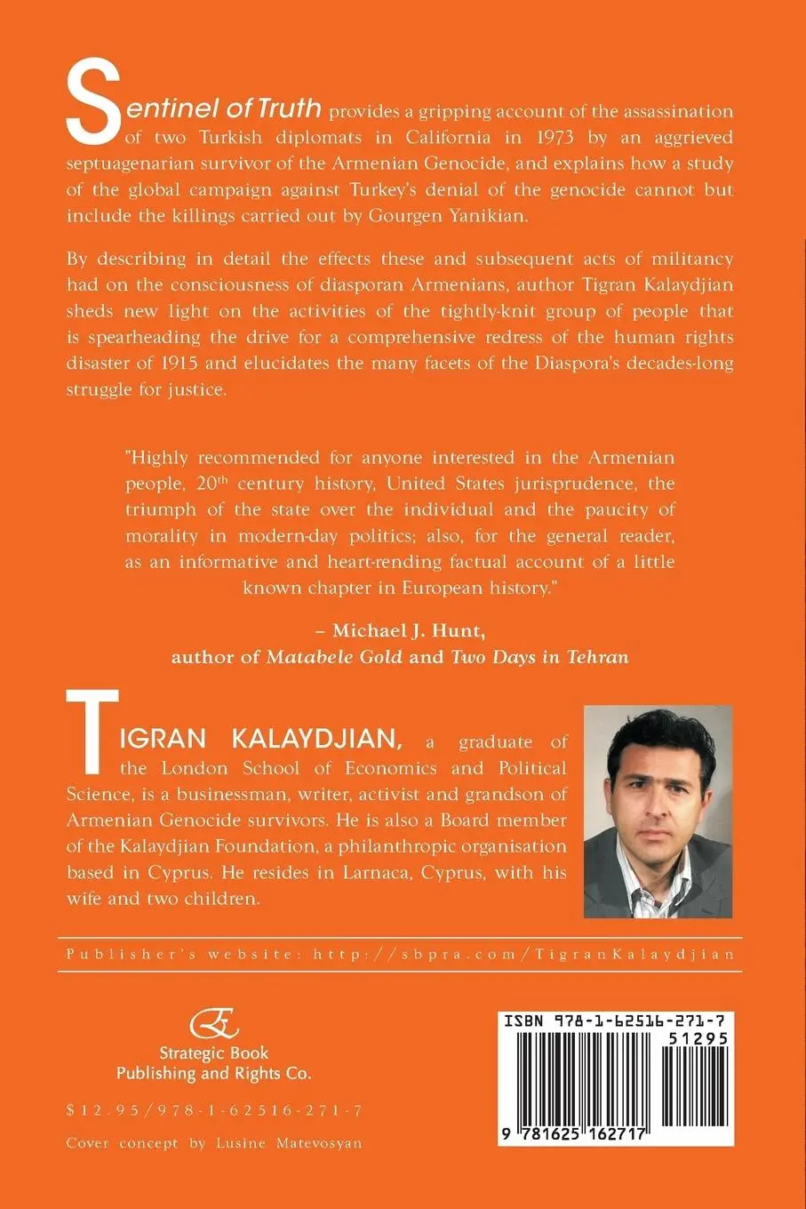 Rückseite: 9781625162717 | Sentinel of Truth | Tigran Kalaydjian | Taschenbuch | Englisch | 2013