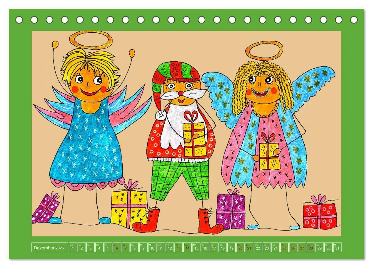 Bild: 9783435022717 | Strichmännchen zeigen buntes Leben (Tischkalender 2025 DIN A5...