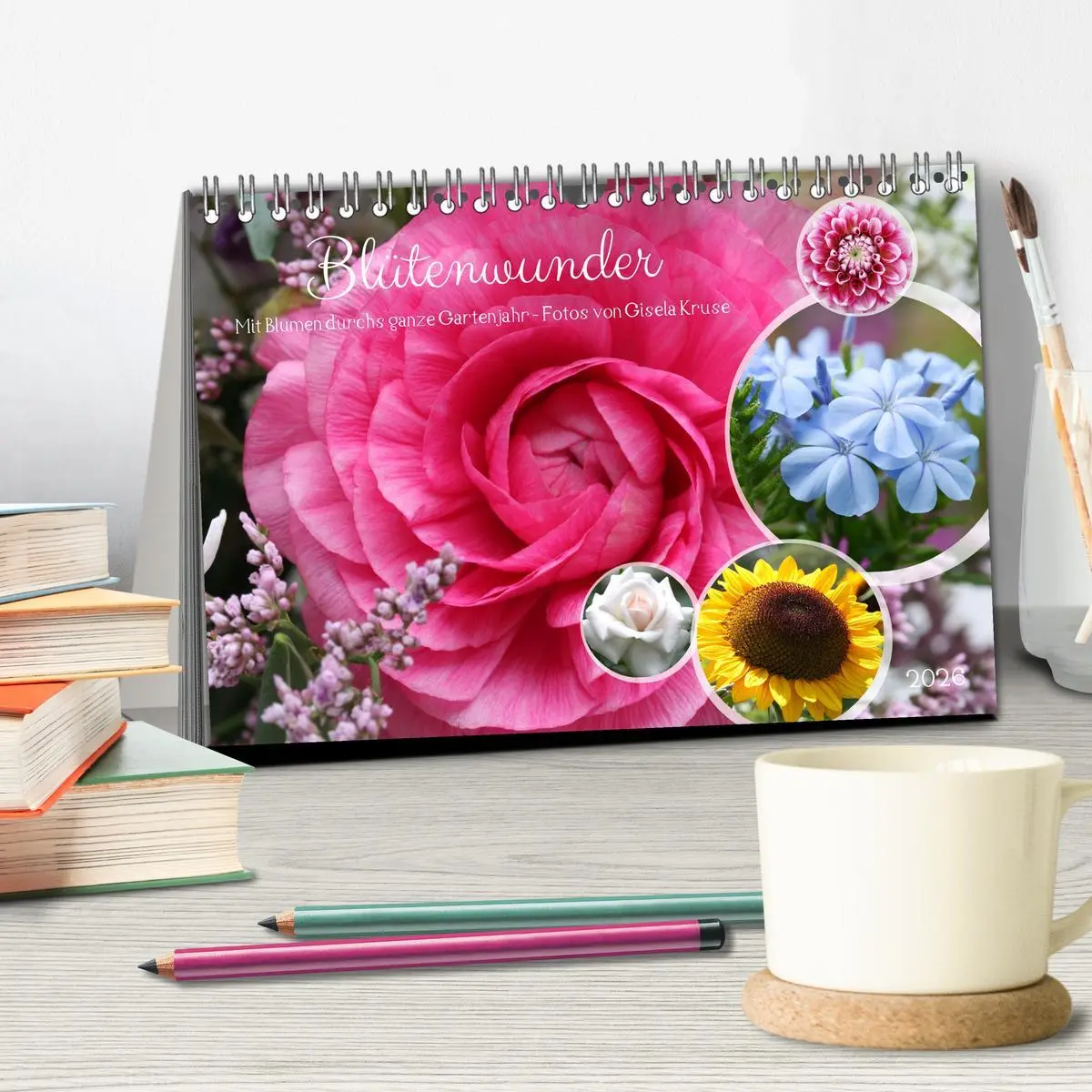 Bild: 9783457282717 | Blütenwunder - Mit Blumen durchs ganze Gartenjahr (Tischkalender...