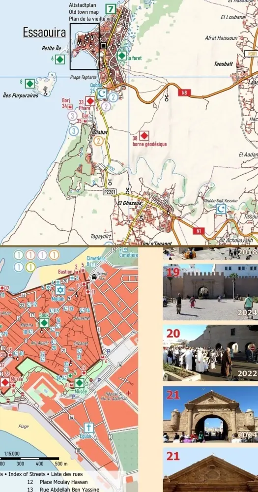 Bild: 9783943752717 | J10: Essaouira  Sidi Kaouki  Jbel El Hadid + Altstadtplan Essaouira