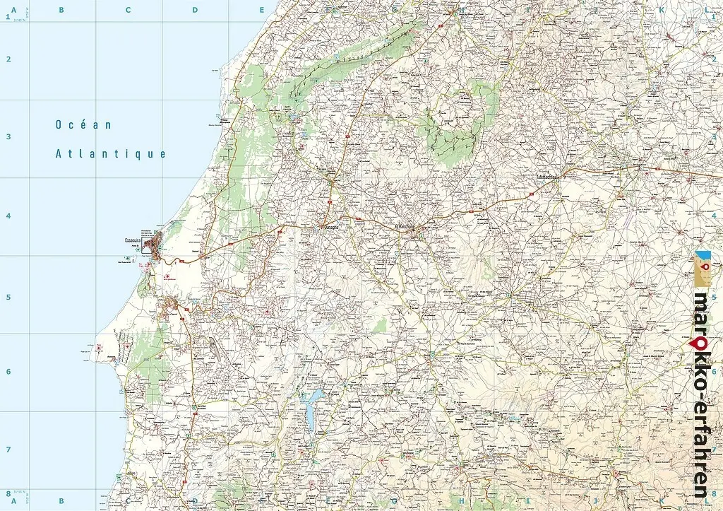 Bild: 9783943752717 | J10: Essaouira  Sidi Kaouki  Jbel El Hadid + Altstadtplan Essaouira