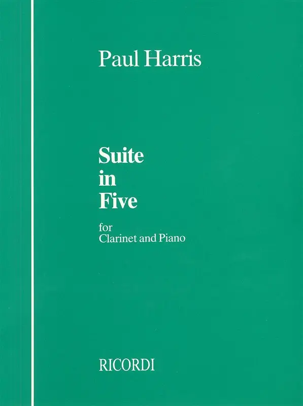 Cover: 9790570022717 | Suite In Five Cl + Pf | Paul Harris | OTHER | 2003 | Ricordi London
