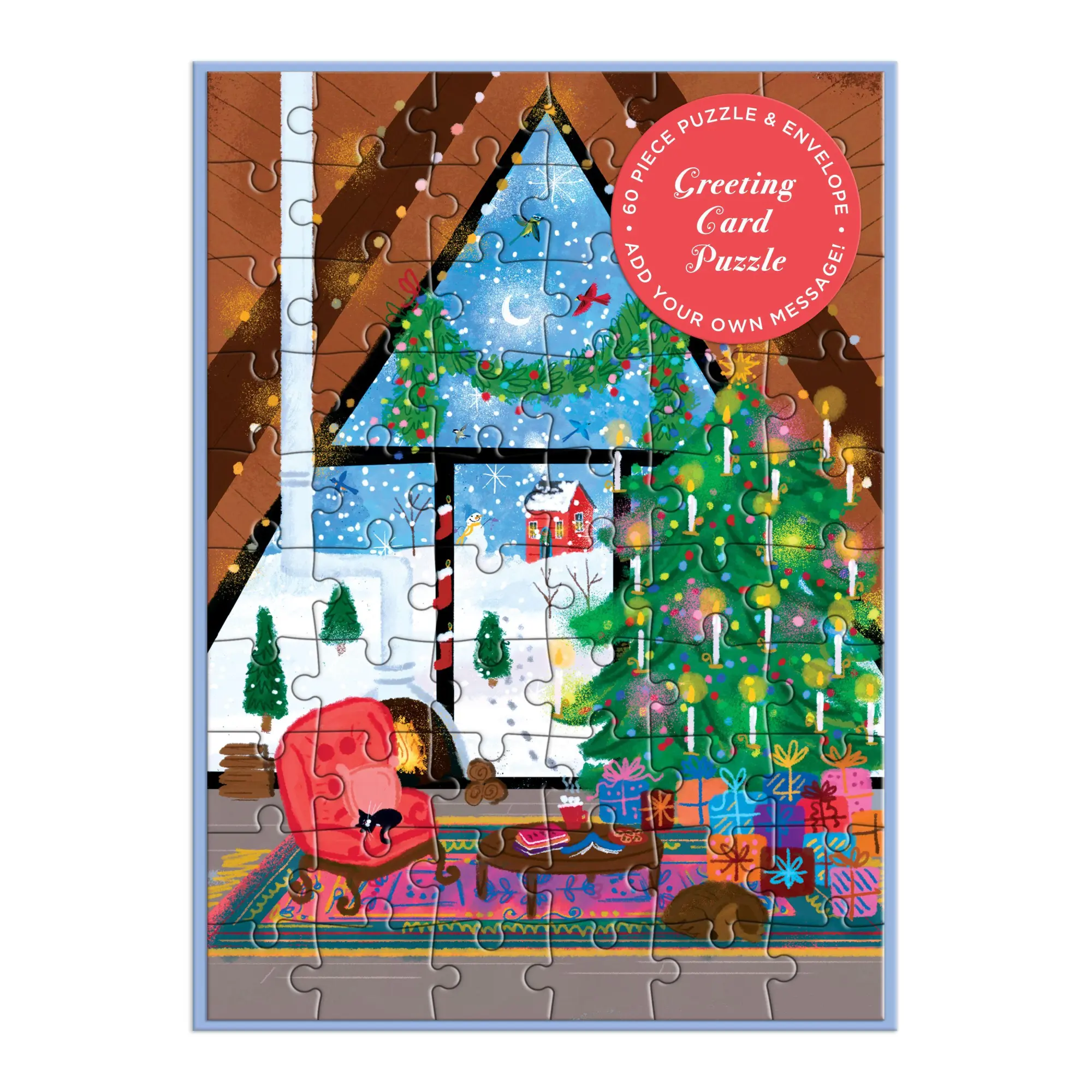 Cover: 9780735382817 | Joy Laforme Cozy Cabin Greeting Card Puzzle | Joy Laforme | Spiel