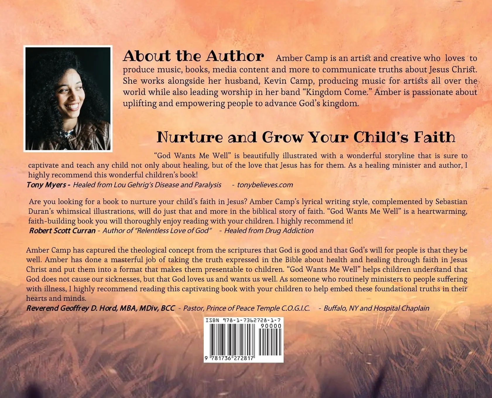 Rückseite: 9781736272817 | God Wants Me Well | Amber Renee Camp | Buch | Englisch | 2020