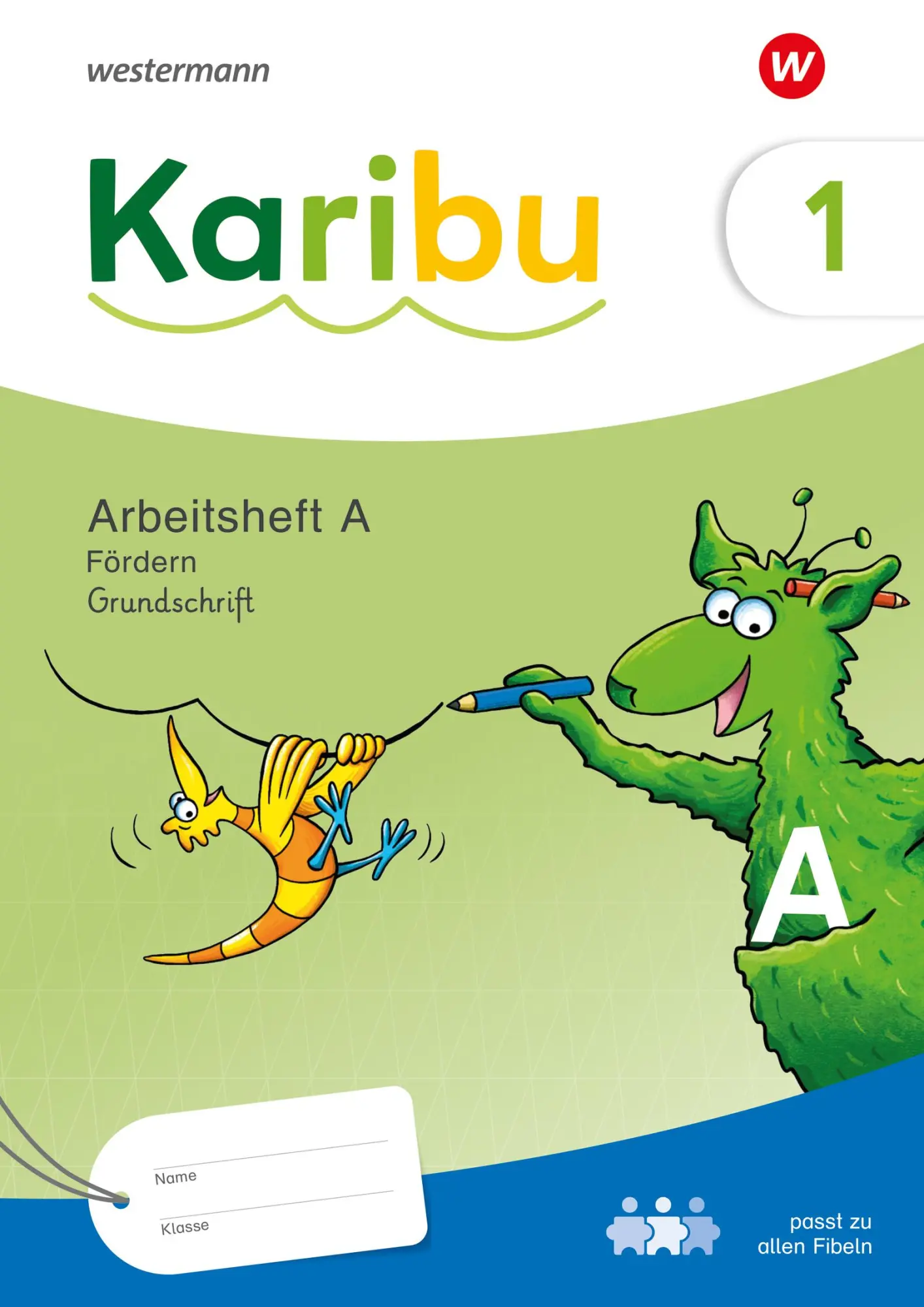 Cover: 9783141292817 | Karibu. Arbeitsheft Fördern 1 (A) Grundschrift | Ausgabe 2024 | Radgen