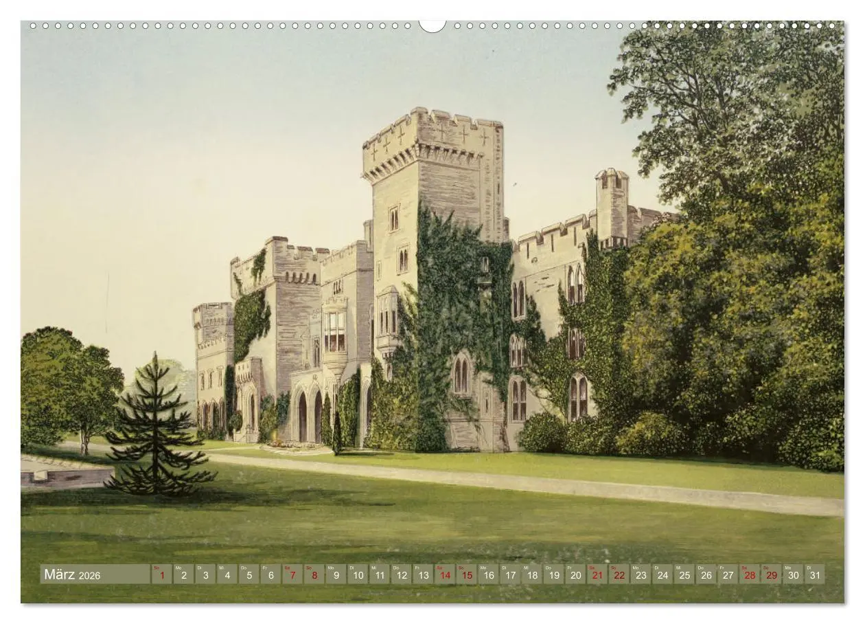 Bild: 9783457582817 | Viktorianische Landsitze (Wandkalender 2026 DIN A2 quer), CALVENDO...