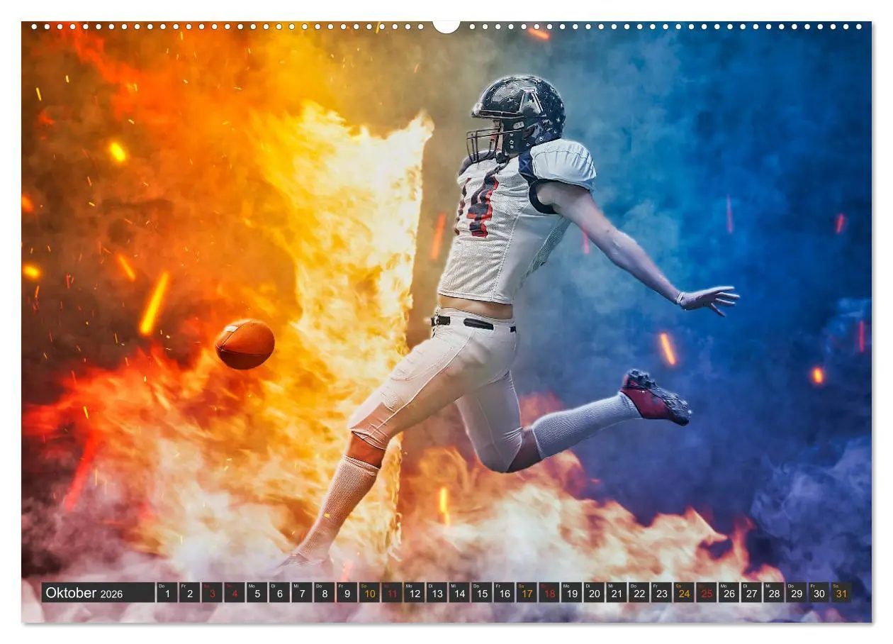 Bild: 9783457722817 | Faszination American Football (Wandkalender 2026 DIN A2 quer),...