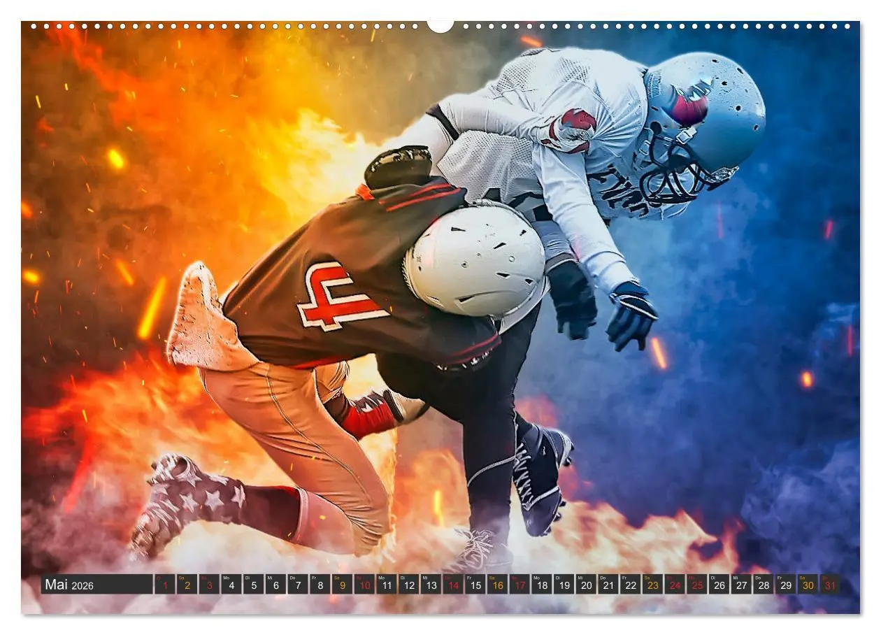 Bild: 9783457722817 | Faszination American Football (Wandkalender 2026 DIN A2 quer),...