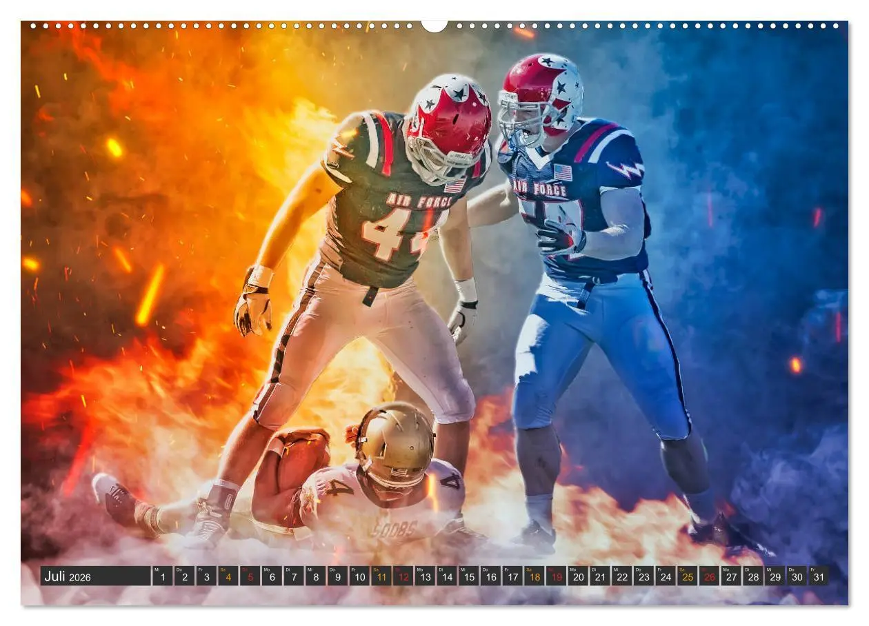 Bild: 9783457722817 | Faszination American Football (Wandkalender 2026 DIN A2 quer),...