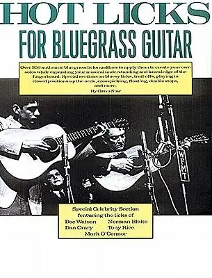 Cover: 9780825602917 | Hot Licks for Bluegrass Guitar Book - Fingerstyle Guitar Book with...