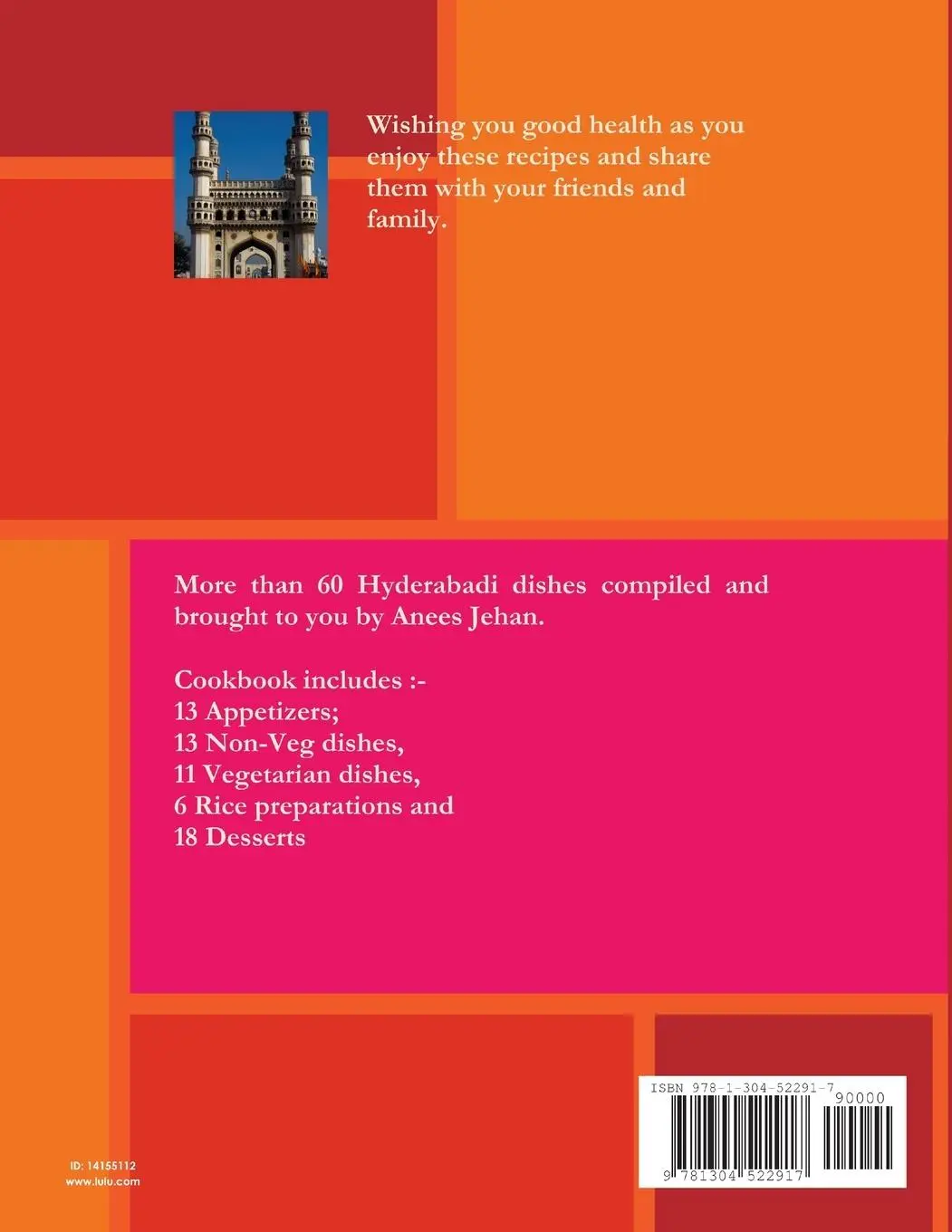 Rückseite: 9781304522917 | Cuisine of Hyderabad | Anees Jehan | Taschenbuch | Englisch | 2013